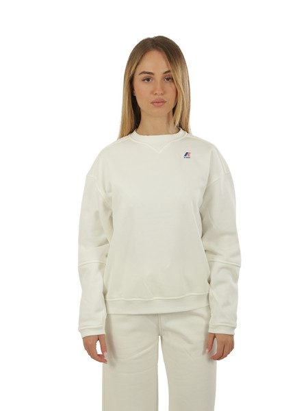 Felpa K-WAY Noella White/Gardenia